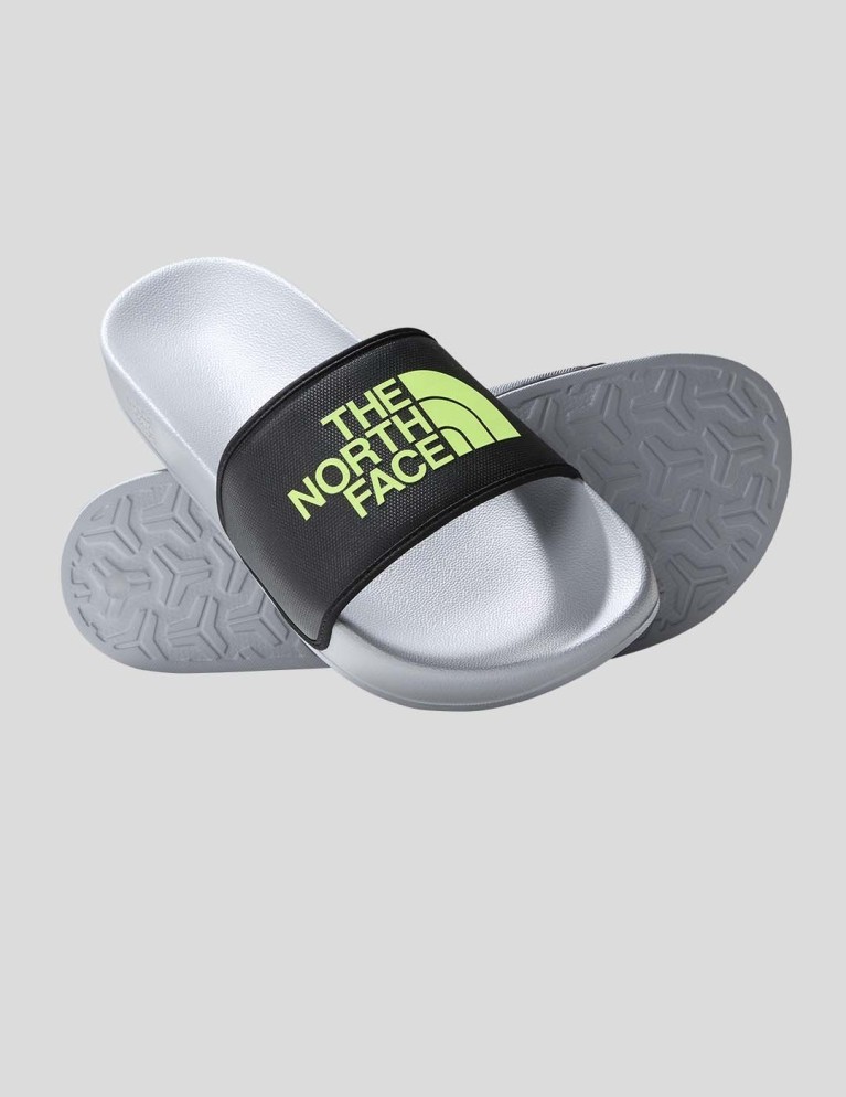 Chanclas THE NORTH FACE base camp slide iii meld grey / LED yellow